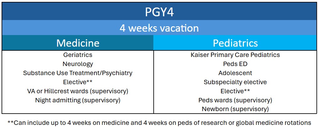 PGY4 rotations